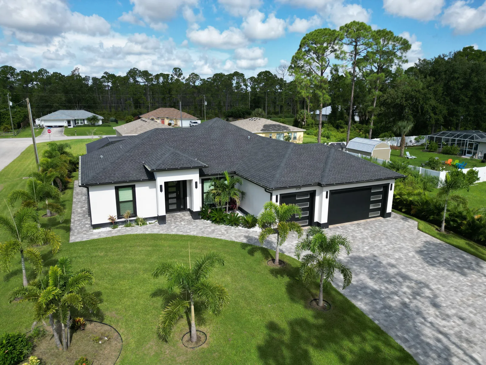 EBM Development custom home exterior in Southwest Florida