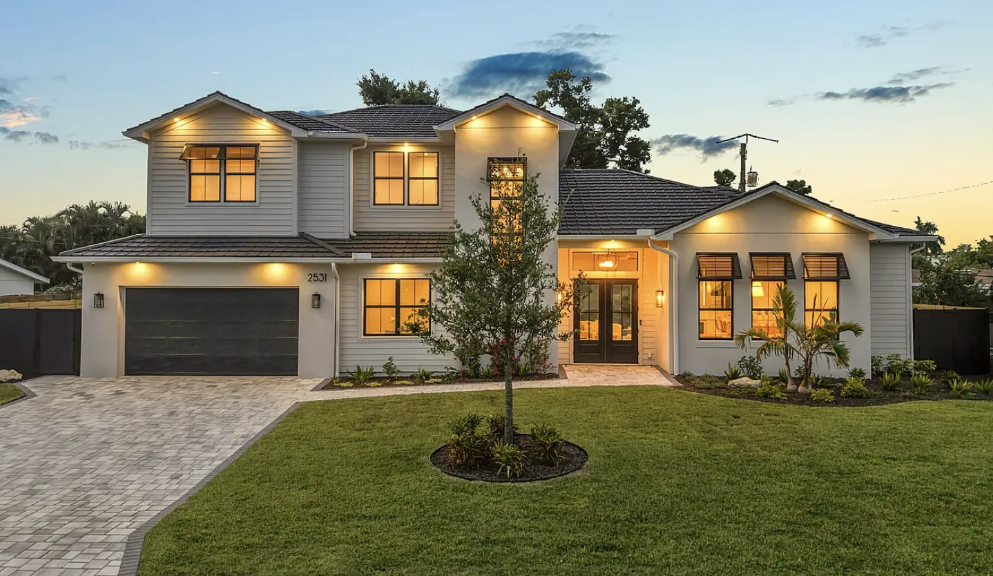 EBM Development custom home exterior in Southwest Florida
